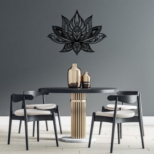 Wallity Metalna zidna dekoracija, Lotus Flower slika 1