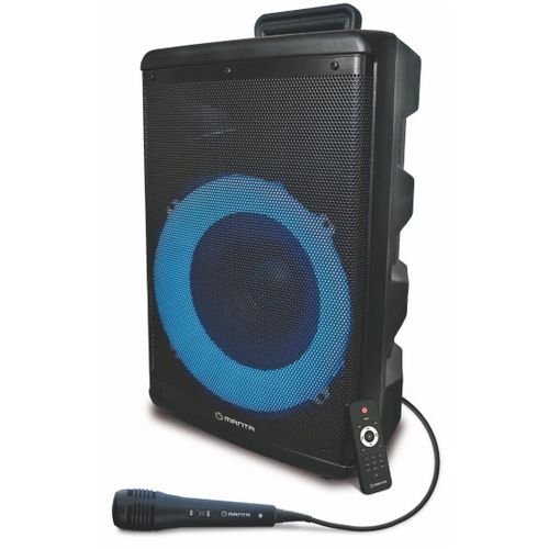 MANTA karaoke FM, disco svjetlosni efekti, daljinski, mikrofon, baterija SPK5030 slika 1