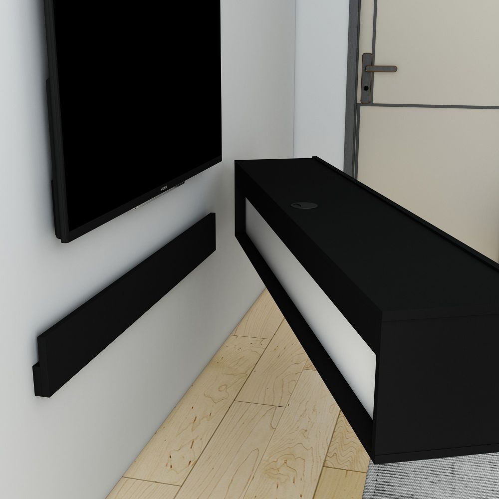 TV Stalak Denby - Crni slika 3