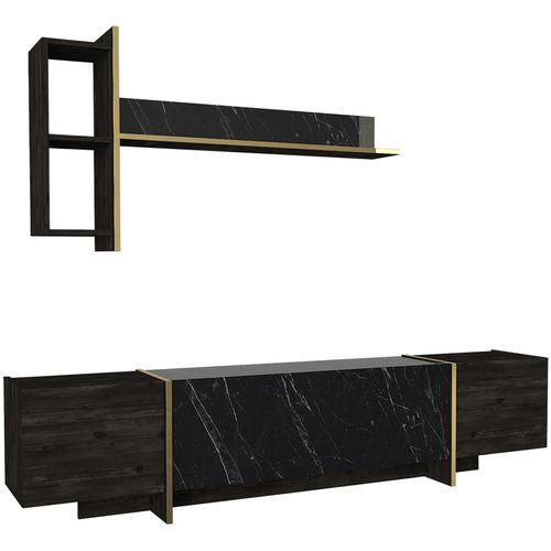 Veyron Set 2 Black
Gold Living Room Furniture Set slika 8