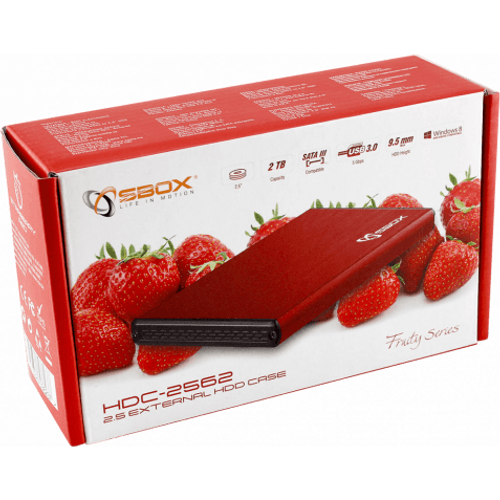 S BOX HDC 2562 R, Kuciste za Hard Disk, Red slika 3