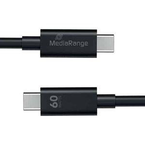 MediaRange kabel USB-C na USB-C za punjenje i prijenos podataka USB 3.0 PowDel. 5Gbit/s 1.2m, MRCS213