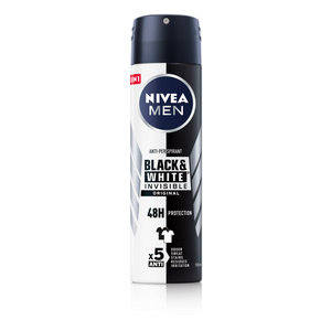 NIVEA Men Black & White Invisible dezodorans u spreju 150ml