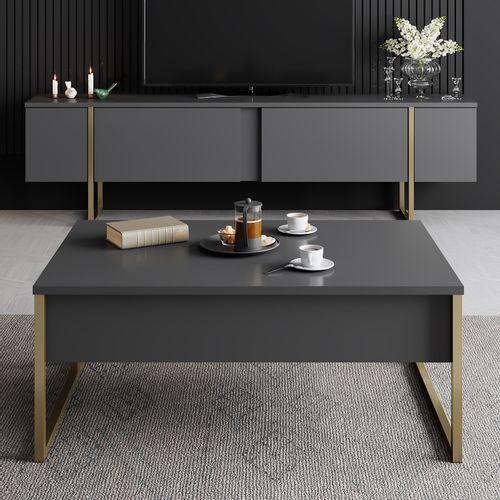 Luxe - Anthracite, Gold AnthraciteGold Coffee Table slika 2