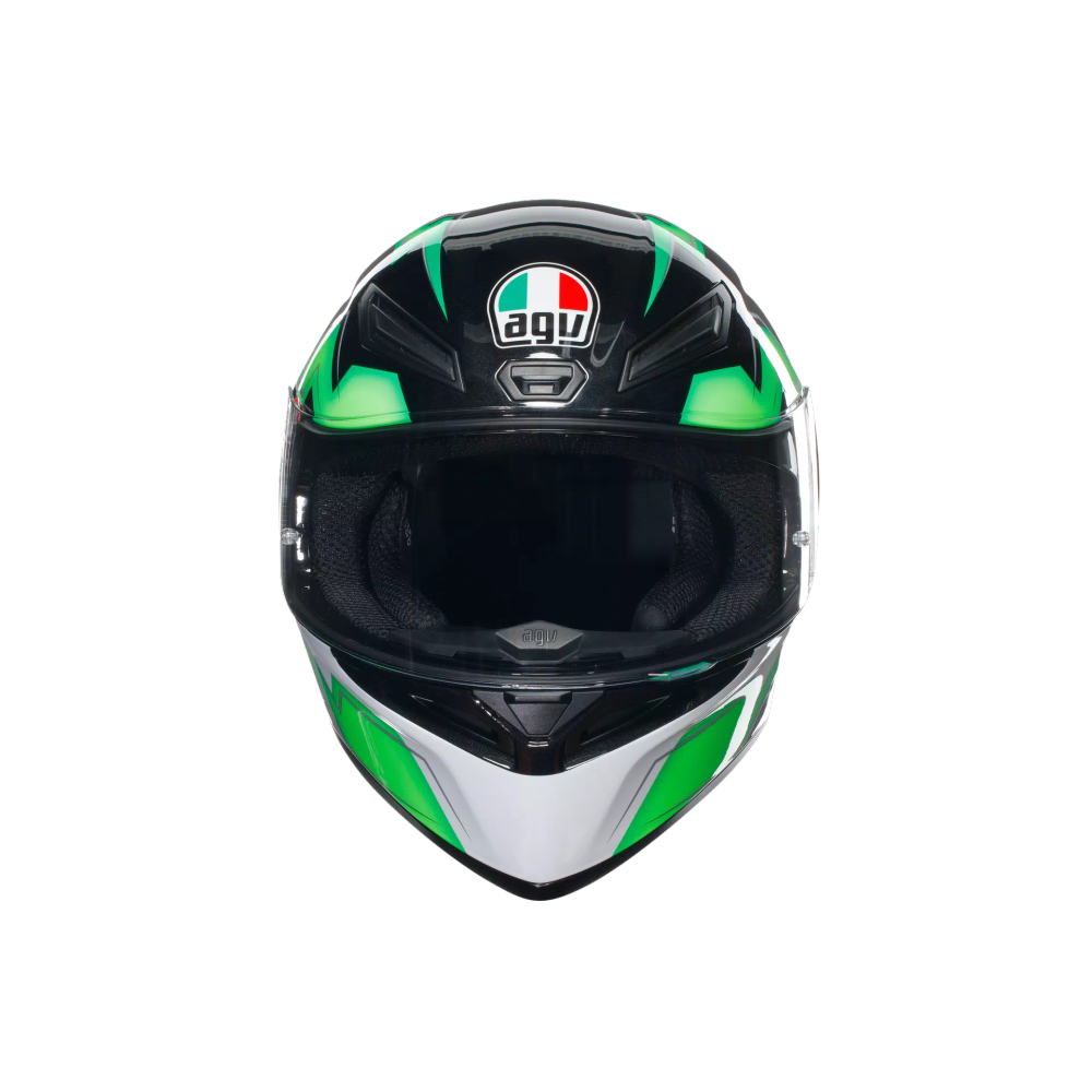 AGV K1 S Kripton crna/zelena slika 2