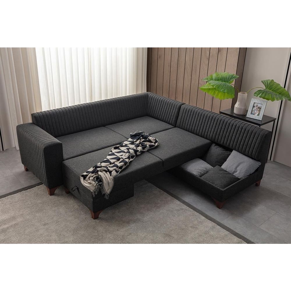 Ugaona Sofa West Desna - boja: antracit slika 3