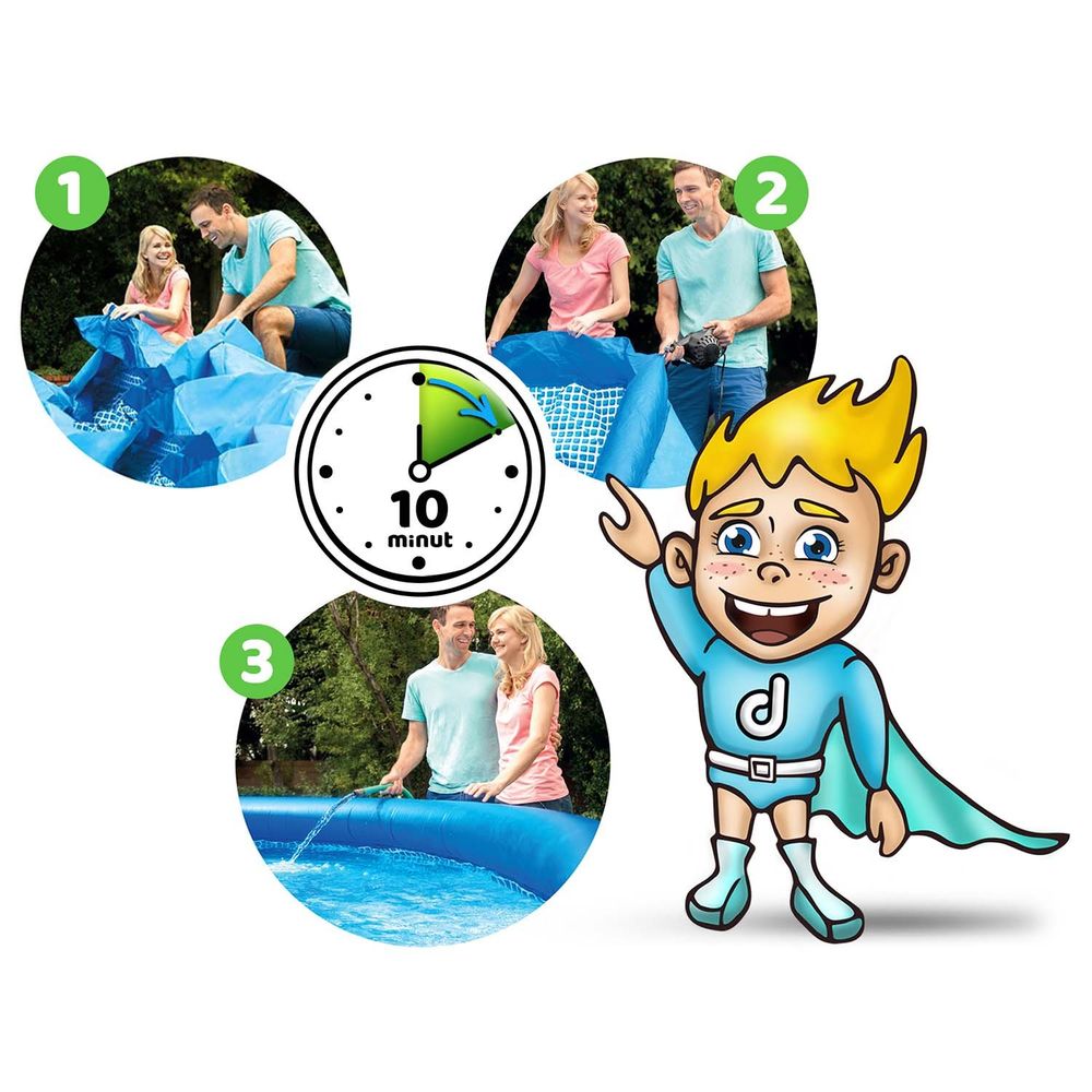 Intex vrtni bazen 305 x 61 cm 6u1 slika 3