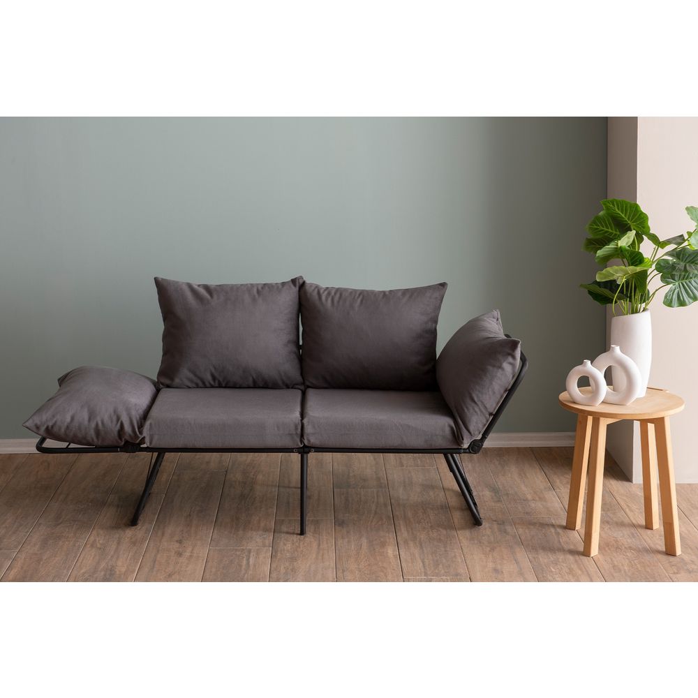 Viper 2-Sjedalni - Siva Sofa na Razvlačenje slika 3