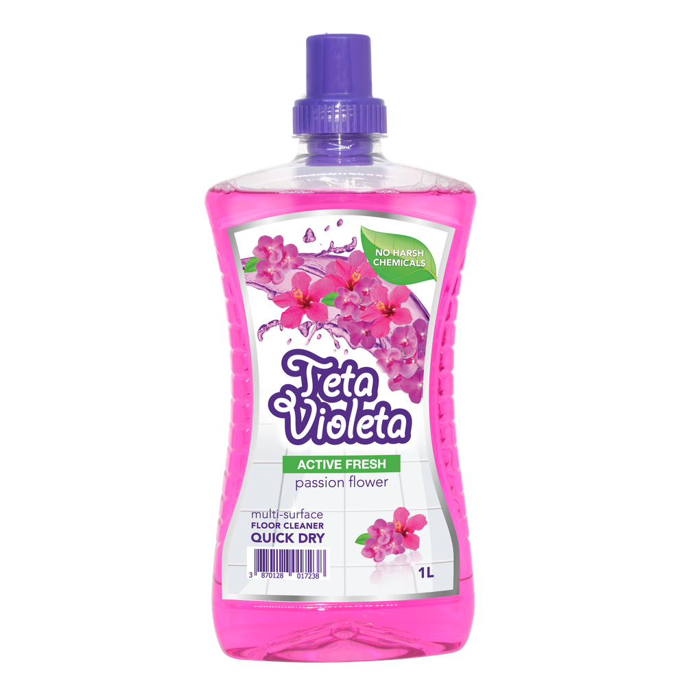 Teta violeta sredstvo za pranje podova Passion flower 1000ml slika 1
