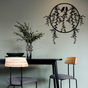 Wallity Sirayet Black Decorative Metal Wall Accessory