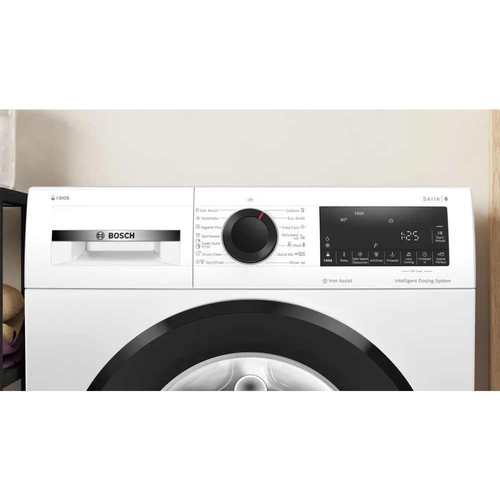 BOSCH perilica rublja Serie 6|,9kg,1400 rpm, I-DOS,71 dB,65L,Iron Assist, Active Water Plus slika 2
