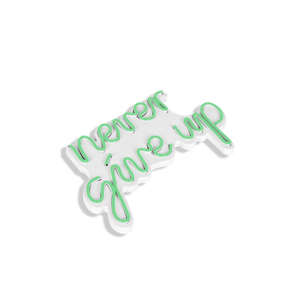 Dekorativna LED rasvjeta 'Never Give Up' - Zelena - izložbeni artikl (oštećenja ambalaža) slika 6