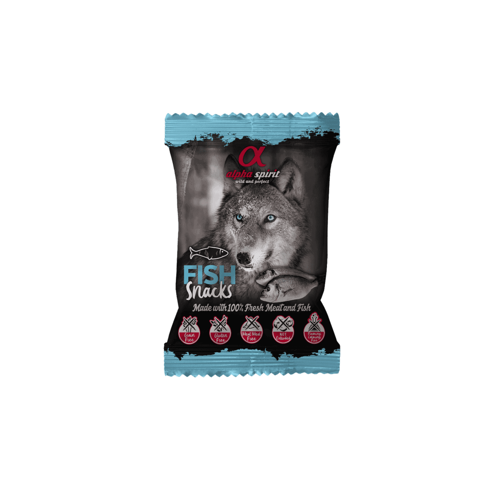 Alpha Spirit poslastice za pse, kockice – riba 50g slika 1