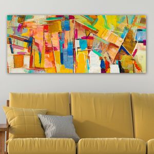 Wallity YTY129236510_50120 Multicolor Decorative Canvas Painting