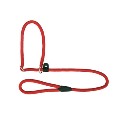 Freedog Vodilica s ogrlicom Nylon, okrugla, crvena, 10mm x 120cm slika 1