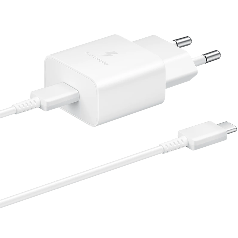 Samsung punjač 15W Fast Charging USB-C Wall Charger White (sa kablom) slika 2
