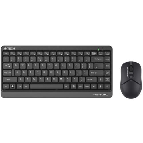 A4-FG1112 A4Tech Fstyler Bezicna tastatura YU-LAYOUT + bezicni mis USB, Grey slika 1