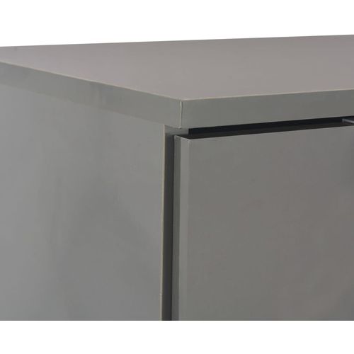 Komoda visoki sjaj siva 107 x 35 x 76 cm slika 40