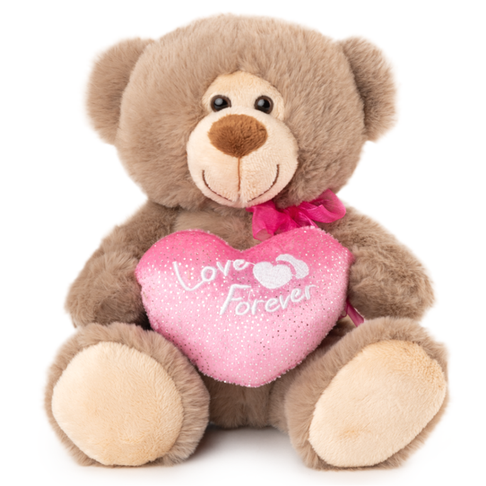 AMEK Plišana igračka Medo sa srcem Love Forever 20cm slika 1