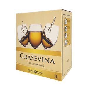 Grasevina suho bijelo vino, 11,5% vol. 3l