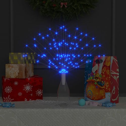 Božićna svjetla s izgledom vatrometa 2 kom plava 20 cm 280 LED slika 12
