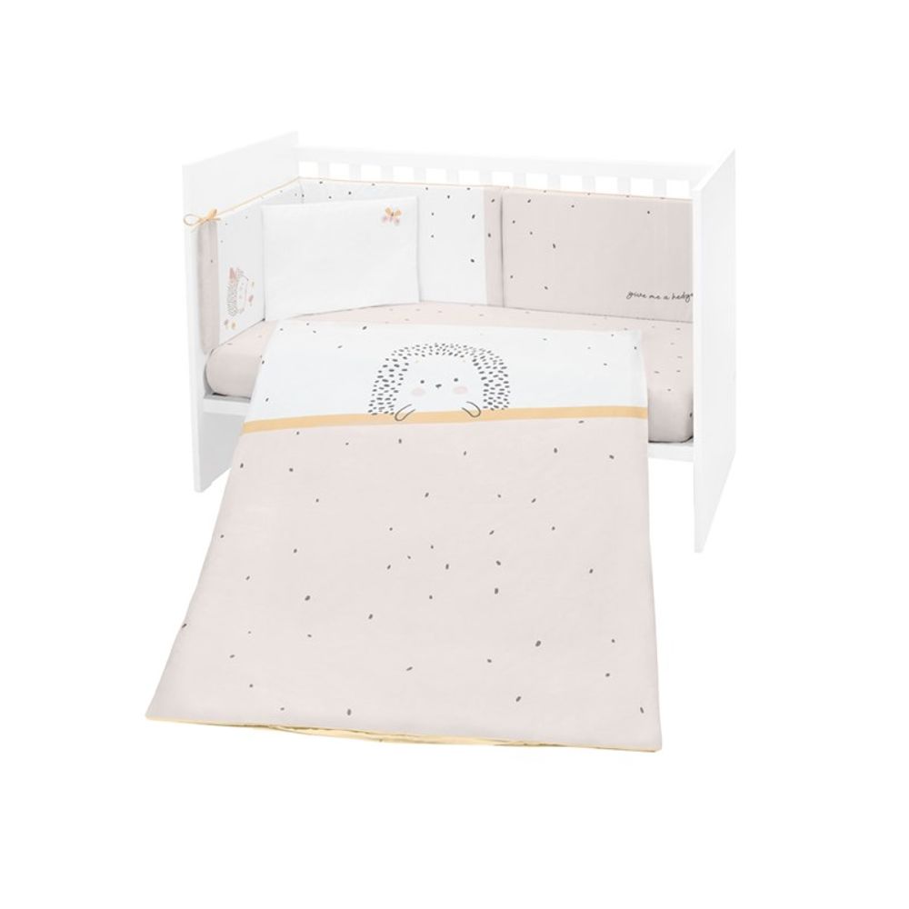 Kikka Boo Set posteljine sa ogradicom Hedge-Hugs 60x120 cm, 6 kom slika 1