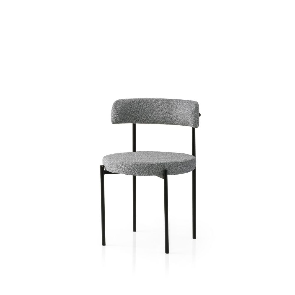 Gını - 4012 V2 Crni i Tamno Sivi Set Stolica (2 Komada) slika 2