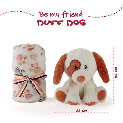 Duff Dog Soft deka + plišana igračka 22cm slika 2