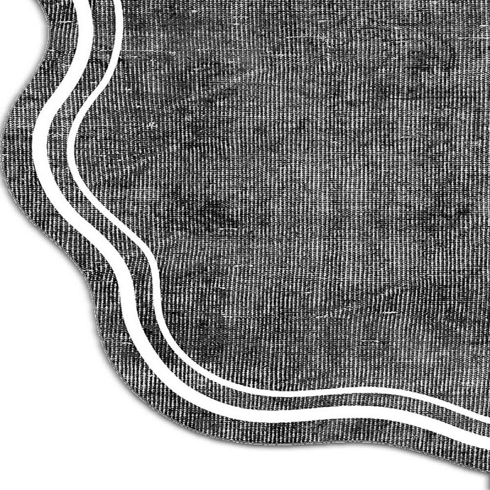 Sivi i bijeli tepih WOOKECE283 (80 x 150 cm) slika 3