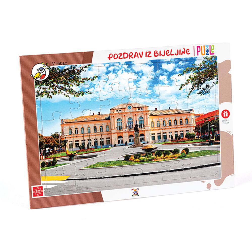 Vrabac Puzzle gradovi 30, Pozdrav iz Bijeljine slika 1