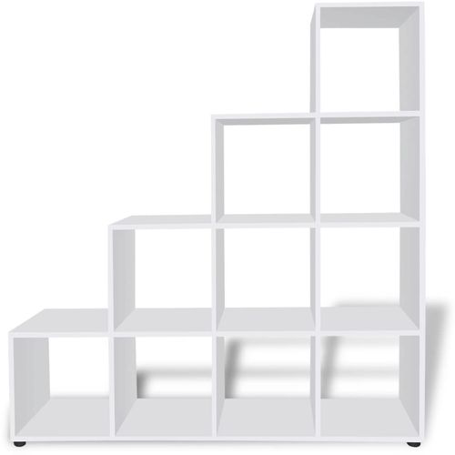 242550 Staircase Bookcase/Display Shelf 142 cm White slika 42