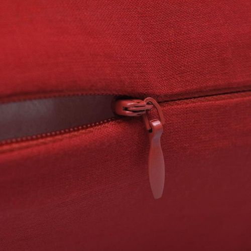 130918 4 Red Cushion Covers Cotton 80 x 80 cm slika 3