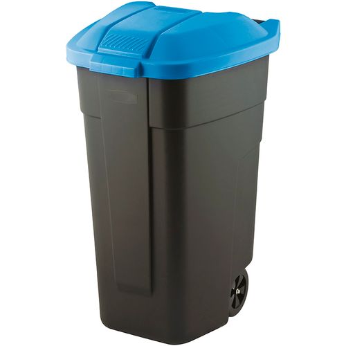 Curver kanta za smeće,poklopac plave boje, 110L slika 1