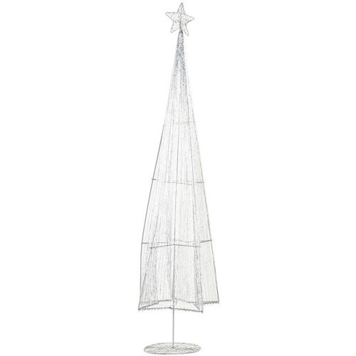 Božićno Drvce s Zvijezdom DKD Home Decor Metal LED (2 pcs) (23 x 20 x 80 cm) slika 1