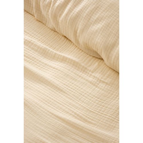 Muslin Yarn Dyed - Ecru (220 x 250) Ecru Double Bedspread slika 2