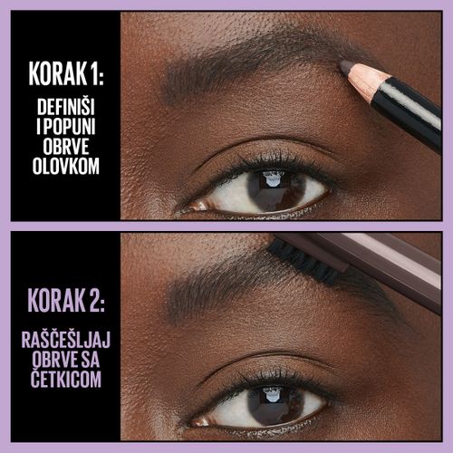 Maybelline New York Express Brow olovka za obrve 06 Black Brown slika 5