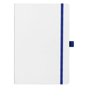 CODE WHITE, A5 notes sa elast.trakom, rojal plavi