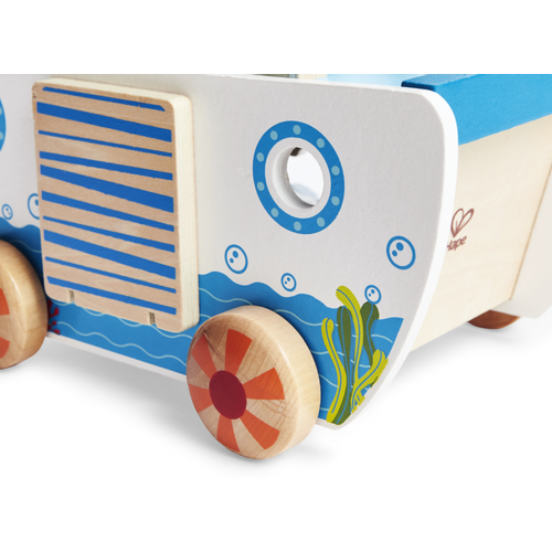 Hape Drvena igračka na povlačenje Pull Along Noah's Ark E8049A slika 6