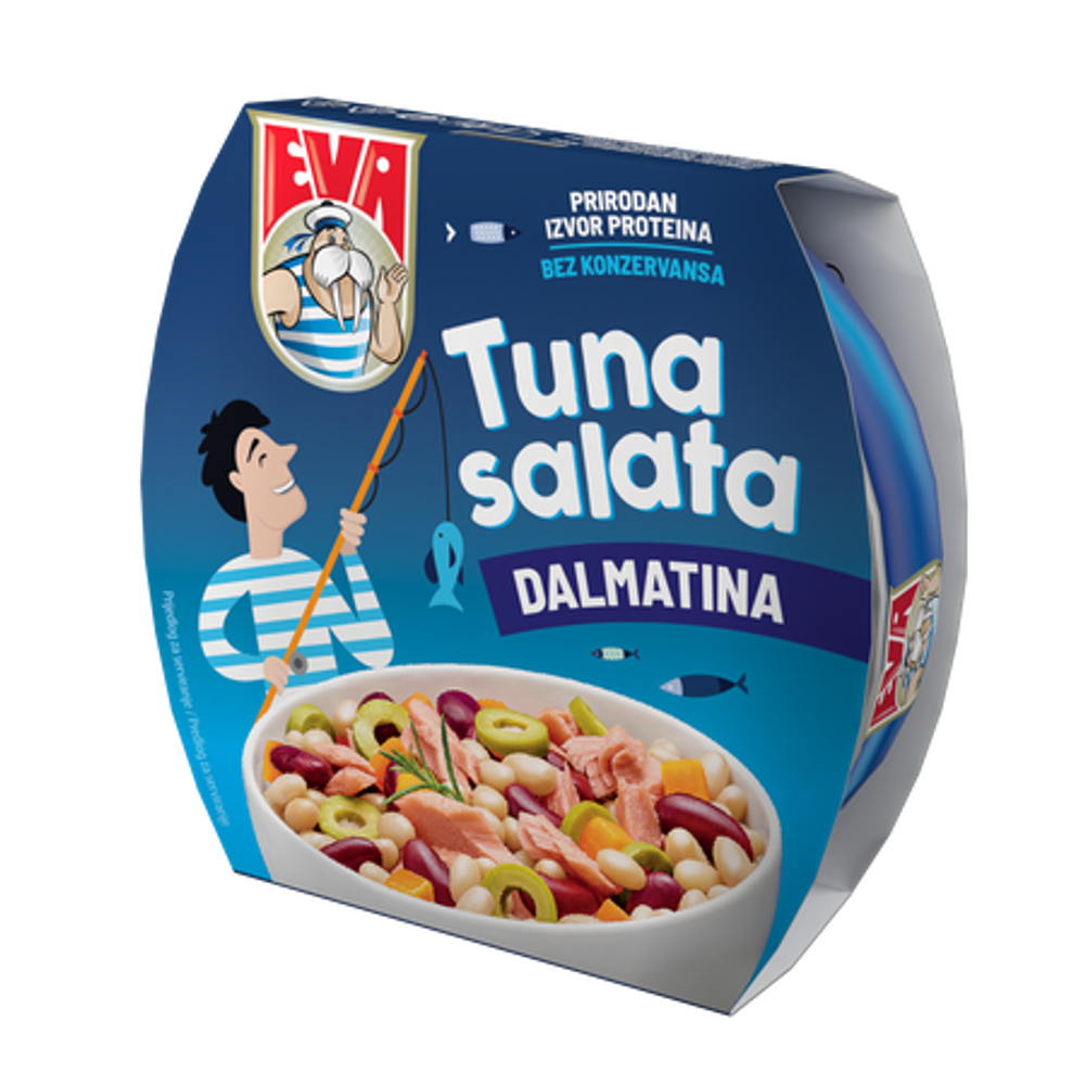 Eva Tuna salata Dalmatina 160g slika 1