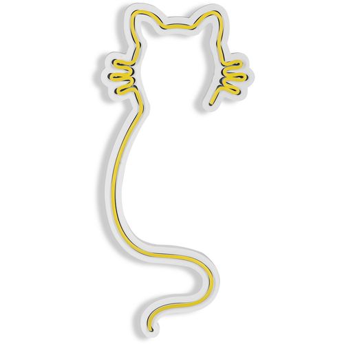 Wallity Ukrasna plastična LED rasvjeta, Cat - Yellow slika 6