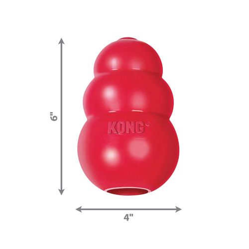 KONG Igračka za psa, Classic, Extra Extra Large, 15,24x9,86x9,86cm slika 7