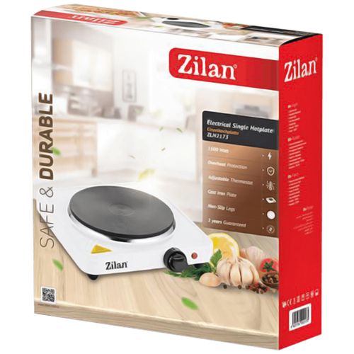 Zilan Električni rešo, 1 ploča - 18.5 cm, 1500 W, beli - ZLN2173/WH slika 2