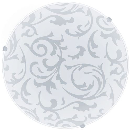 Eglo Mars plafonjera/1, e27, bela sa dekorom,  slika 1