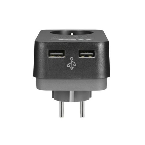 APC Essential SurgeArrest 1 Outlet 2 USB Ports Black 230V Germany slika 3