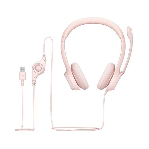 LOGITECH H390 Stereo Headset slušalice sa mikrofonom roze slika 3