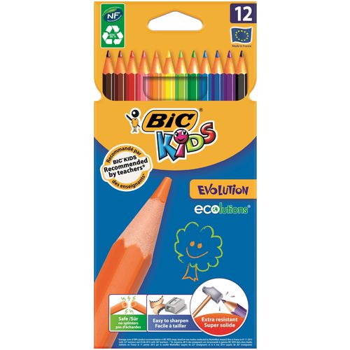 BiC Evolution Coloring Drvene bojice  - 12 kom slika 1