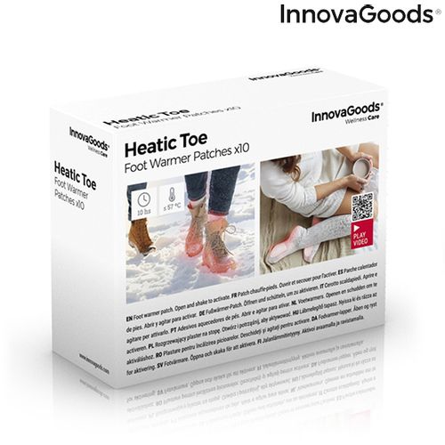 Flasteri za Grijanje Stopala Heatic Toe InnovaGoods (10 Kom.) slika 2