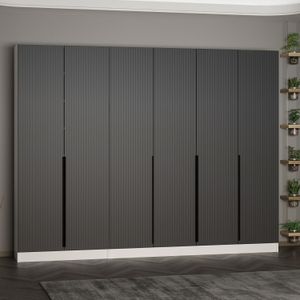 Hall stand Noah - 8268, boja / nijanse antracita