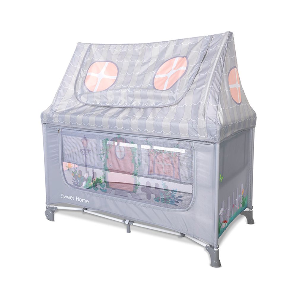 Lorelli Vikend krevetac sa krovom Sweet Home, Grey - 2 Nivoa slika 1