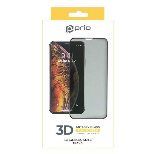 Prio 3D Anti-Spy kaljeno staklo za Samsung A13 5G crno slika 2